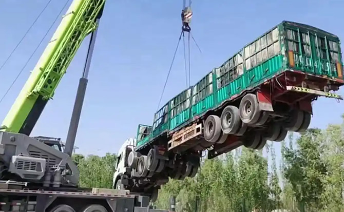 蓬莱区道路脱困救援案例
